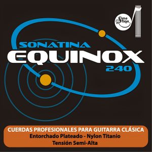 Set de Cuerdas Sonatina Equinox Titanium Guitarra 240 T.Normal