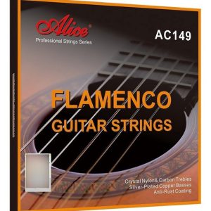Cuerdas Alice Ac149-h Guit.flamenca Nylon Carbono Cobre Plat