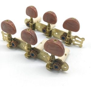 Clavijero Dorado/Café para Guitarra Clásica