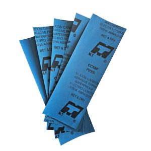 Set de 5 Lijas P2500 M.T CC88P para Uñas de Guitarrista | 260x86mm