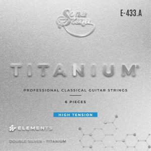 Set de Cuerdas Sonatina Guitarra Clásica Nylon Titanio E-433.A T.Alta