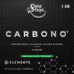 Set de Cuerdas Sonatina Guitarra Clásica Nylon Carbón E-440 T.Normal