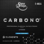 Set de Cuerdas Sonatina Guitarra Clásica Nylon Carbón E-440A T.Alta